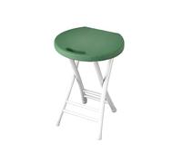 LIJCHGAO Taburete de Bar Plegable Taburetes Plegables de Bar de Jardín 28cm D x 24cm W x 48cm H Taburetes de Cocina Altos Plegables Ideal para Eventos Fiestas y Catering(Green)