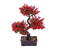 Lijiaxiuyc-101 árbol bonsái Artificial Bonsai árbol Artificial imitación simulación Mini Maceta Flor Verde Escritorio Interior Verde Decorativo Bonsai Artificial