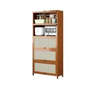 Lijiaxiuyc-101 Buffet aparador 5-Tier Tall Kitchen Sideboard with Storage Compartments for Coffee and Tea 172cm High Cristaleira
