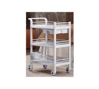 Lijiaxiuyc-101 Carrito de Barbería Carro de peluquería for salón de Belleza, Carro for Equipo médico, Carro médico pequeño Carro con Ruedas(Medio)