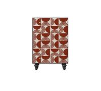 Lijiaxiuyc-101 Cómoda Cómoda de 5 cajones for Dormitorio con 4 pies de Madera, cómoda de Madera, cómoda de Almacenamiento for Dormitorio, Sala de Estar Almacenamiento para Dormitorio(B)