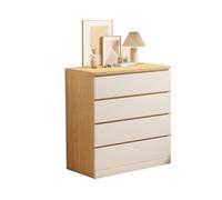 Lijiaxiuyc-101 Cómoda Cómoda Moderna for el hogar, Mueble de Almacenamiento con 4 cajones for dormitorios y Salas Estar Mueble con cajones(Blanco)