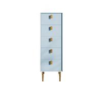 Lijiaxiuyc-101 Cómoda Tocador de Dormitorio, cómoda, Armario Almacenamiento Amplio, Madera, Sala Estar, Organizador Pasillo Mueble con cajones(Blue)