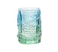 Lijiaxiuyc-101 Contenedores de bebidas Vasos degradados, vasos de agua sin tallo con vetas colores for el hogar, bar, leche, jugo, vino y cerveza(Pequeño)