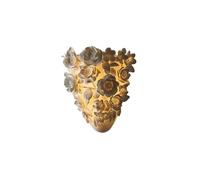 Lijiaxiuyc-101 Luz de pared del dormitorio Lámpara de pared decorativa moderna y sencilla resina con diseño flores for la entrada del dormitorio cama