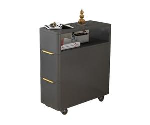 Lijiaxiuyc-101 Mesa Consola Mesa Auxiliar ultraestrecha, aparador for sofá, gabinetes Laterales, Mesa de Esquina la Centro extraíble, gabinete Estrecho, Tipo sándwich(Grey,20x60x65cm)