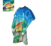 LiJuanWang Capa de Peluqueria de Niños,Delantal de Peluquería Infantil,Delantal de Barbero impermeable,Delantal de tela,Capa de corte de pelo para niños,Capa de Cortar Cabello