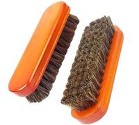LiJuanWang Cepillo de Brillo para Zapatos,2 Piezas Cepillo lustrador cepillos con cerdas de Crin,Cepillo Abrillantador,para Zapatos,Limpia, Pule y Abrillanta Zapatos,Bolsos de Cuero