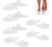 LiJuanWang Correctores de Dedos del pie,6 Pares Separadores de Dedos,Correctores Hallux Valgus,para Dedos torcidos,Dedos en Martillo,Callos, Necesidades ortopédicas