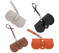LiJuanWang Funda de Gafas,4 piezas Estuche Para Anteojos,Fundas Para Gafas De Sol,Funda Gafas Para Colgar Bolso,funda protectora de viaje de moda para gafas,para mujeres y hombres