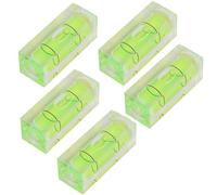 LiJuanWang Mini Spirit Level,5 Piezas Square Mini Spirit Level Bubble Nivel Pequeño,Nivel De Burbuja Horizontal,Nivel De Burbuja Pequeño,Mini Nivel De Burbuja,15 X 15 X 40MM