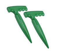 LiJuanWang Plantador,2 Piezas Jardín Dibber de Mano,Plantador Elements plantación de Semillas dispensador de Semillas,con Escala de Medida para una Plantación Precisa