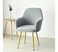 LIJUCAI Funda para Silla de Brazo Alto de Tela de Barra de 1/6 Piezas, Funda elástica y Lavable para sillas de Comedor, Funda para Silla de Oficina de Lana Polar, Fiesta en casa del Hotel, N3,4 p