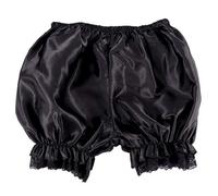lijun Bloomers de Seda de imitación para Mujer, Bragas con Adornos de Encaje y Volantes, Pantalones Cortos de Calabaza victorianos, Vestido de Baile de Color sólido, Falda Dividida, Pettipants