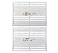 LIKANGLONGJU Cubre Radiadores Metálicos Balda Radiador con Rejilla Montaje en Pared Inoxidable con Hebilla para Dormitorio y Sala de Estar(White,60x60cm/24x24in)