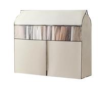 LIKANGLONGJU Fundas Ropa Armario de 120 CM, Funda Burro Ropa con Ventana, Gran Capacidad, para Proteger la Ropa del Polvo, No Incluye Percha(White,80x50x120cm/31x20x47in)