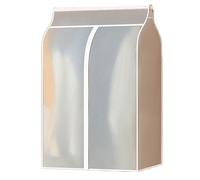 LIKANGLONGJU Fundas Ropa Armario Translúcida, Plástico Burro Ropa Funda con Cremallera, Resistente al Agua y al Polvo(60x50x90cm/24x20x35in)