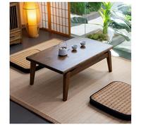 LIKANGLONGJU Mesa Plegable Japonesa de Madera Maciza, Mesa Baja de Centro con Suelo Tatami, para Sala Estar y para el Té la Tarde, Capacidad Peso 40 Kg(90x50x30cm/35x20x12in)
