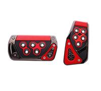 Like A Breeze Pedal deportivo for coche, cubierta de Pedal de freno de combustible automático, juego de cubierta de almohadilla de reposapiés automático con tuerca de tornillo, accesorios de Interior