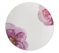 like. by Villeroy & Boch 10-4287-2595 - Plato gourmet coupe Rose Garden, 32 32 x 2,5 cm, porcelana Premium, blanco/rosa