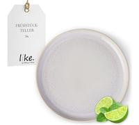 like. by Villeroy & Boch - Crafted Cotton, plato de desayuno, porcelana Premium, apto para lavavajillas y microondas, apilable, plato llano, vajilla