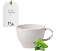Villeroy & Boch like. by Crafted Cotton, porcelana premium, taza de café, apta para lavavajillas, apta para microondas, taza con asa, taza de té, taza para bebidas calientes
