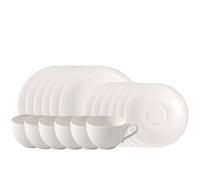 like. by Villeroy & Boch Essential White Servicio de café, 18 uds EC