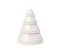 like. by Villeroy & Boch Quinqué Winter Glow Árbol, Decoración Navideña De Porcelana Premium