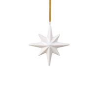 like. by Villeroy & Boch Ornamento Estrella Winter Glow, Decoración Navideña De Porcelana Premium, Adornos Para Árbol