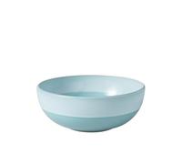 like. by Villeroy & Boch - Perlemor Aqua cuenco, aprox. 17 × 17 × 6,5 cm, azul, apto para lavavajillas y microondas, esmalte con efecto cerámico pottery, cuenco de porcelana premium
