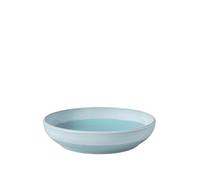like. by Villeroy & Boch - Perlemor Aqua plato para pasta, aprox. 22 × 22 × 5 cm, azul, apto para lavavajillas y microondas, esmalte con efecto cerámico pottery, plato para pasta de porcelana premium