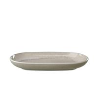 like. by Villeroy & Boch - Perlemor Sand, bandeja de servicio, 23 x 12 x 3 cm, porcelana premium fabricada en Alemania, color beige, apta para lavavajillas, bandeja para servir estilo pottery