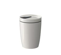 like. by Villeroy & Boch, taza grande To Go S, 290 ml, porcelana Premium/silicona, blanco