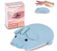 LIKE SHOW Ratón inalámbrico Bluetooth 5.1 + 2,4 GHz USB lindo dibujos animados silencioso ratón inalámbrico para niños niñas, zurdos y diestros, compatible con PC, ordenador, Mac, portátil (regalo
