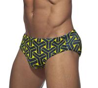 LikeJump Traje de Baño para Hombre, Bóxer de Natación, Pantalones Cortos de Tabla, de Surf, Trajes de Baño, Bikini Bottom, D Negro, L