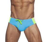 LikeJump Traje de baño para hombre, pantalones cortos de surf, traje de baño, parte inferior de bikini, A azul claro, M