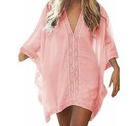 LikeJump Túnica Vestido de Playa Kimonos Pareos Bohemia Camisa Verano para Mujer