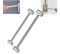 Likelyon Door Hinge Adjustment Tool, Universal Gap Adjusting Wrench for Interior & Exterior Doors, Double Headed Seam Fix Sagging Sticking Misaligned Doors, Heavy-Duty Rust-Proof (Mix)