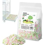 Liker of Birds For Cage, Bird Cage Litter - Hámster Natural Litter para Animales Pequeños | Se Compre En Madera Blanda con Bajo Polvo, Control De Los Olores Suministros De Papel por