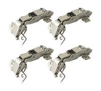 LIKERAINY 170 Grado Superposición Total Bisagra 35mm con Amortiguador Clip-on Tecnología Totalmente Solapado Bisagras para Puertas de Mueble Armarios de Cocina 4Pcs