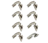 LIKERAINY 95 Grado Bisagra de Tacos Ø 35 mm sin Amortiguación para Puertas Bisagras para Puertas de Empotrado Mueble Armario Juego de 8