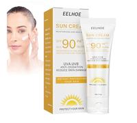 Likesing Protector Solar SPF 90 Facial y Corporal - Crema Solar Para Cara y Cuerpo - Protección UVA/UVB Oil Free - Para Deporte y Todos