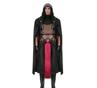 LIKUNGOU Disfraz de Revan Hombres Capucha Cabo Abrigo Túnica Deluxe Armadura Guantes Cosplay de Halloween Conjunto Completo (XL)