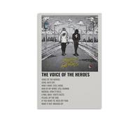 Lil Baby & Lil Durk The Voice of The Heroes - Póster impermeable para pared, lienzo decorativo, adecuado para oficina, dormitorio, decoración de sala de estar, póster de 40 x 60 cm, estilo sin marco