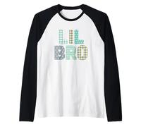 Lil Bro - Hermano pequeño, hermano menor Hermano Costura Camiseta Manga Raglan