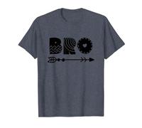 Lil Bro, Little Bro, Best Brother Ever Novelty Graphic Cool Camiseta, Hombre, Azul Jaspeado, L