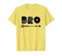 Lil Bro, Little Bro, Best Brother Ever Novelty Graphic Cool Camiseta, Hombre, Limón, XL