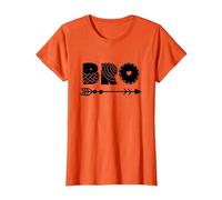 Lil Bro, Little Bro, Best Brother Ever Novelty Graphic Cool Camiseta, Mujer, Naranja, L