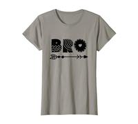 Lil Bro, Little Bro, Best Brother Ever Novelty Graphic Cool Camiseta, Mujer, Pizarra, XL