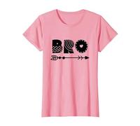 Lil Bro, Little Bro, Best Brother Ever Novelty Graphic Cool Camiseta, Mujer, Rosado, XS